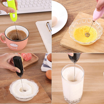 Kitchen Mini Egg Blender Milk Frother Electric