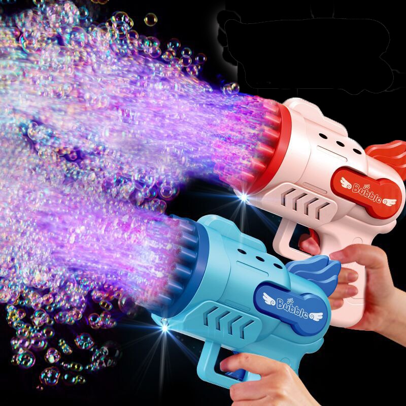 Bubble Gun Kids Toys Electric Automatic Soap Rocket