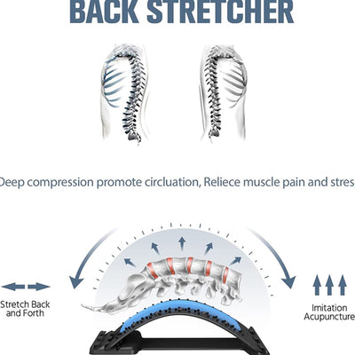 Back Stretcher Magnetotherapy Multi-Level