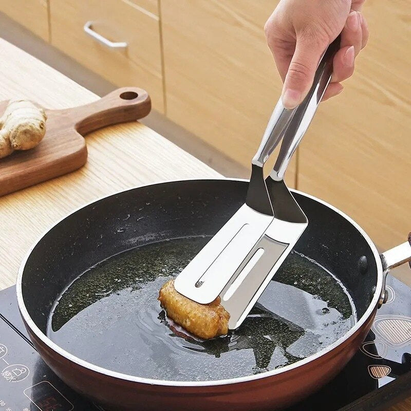 Steak Shovel Stainless Steel Barbecue Clip Fish Clip