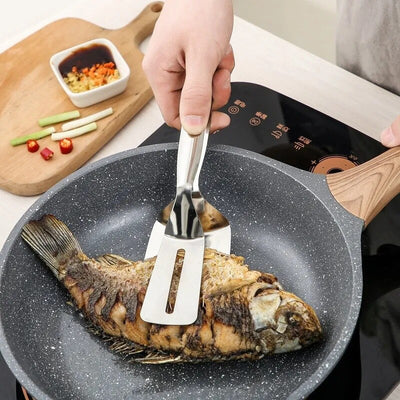 Steak Shovel Stainless Steel Barbecue Clip Fish Clip
