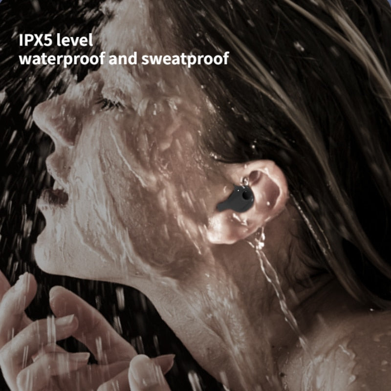 Invisible Sleep Wireless Earphone TWS Bluetooth 5.3 Headphones Hidden Earbuds IPX5 Waterproof Noise Reduction Sports Headset